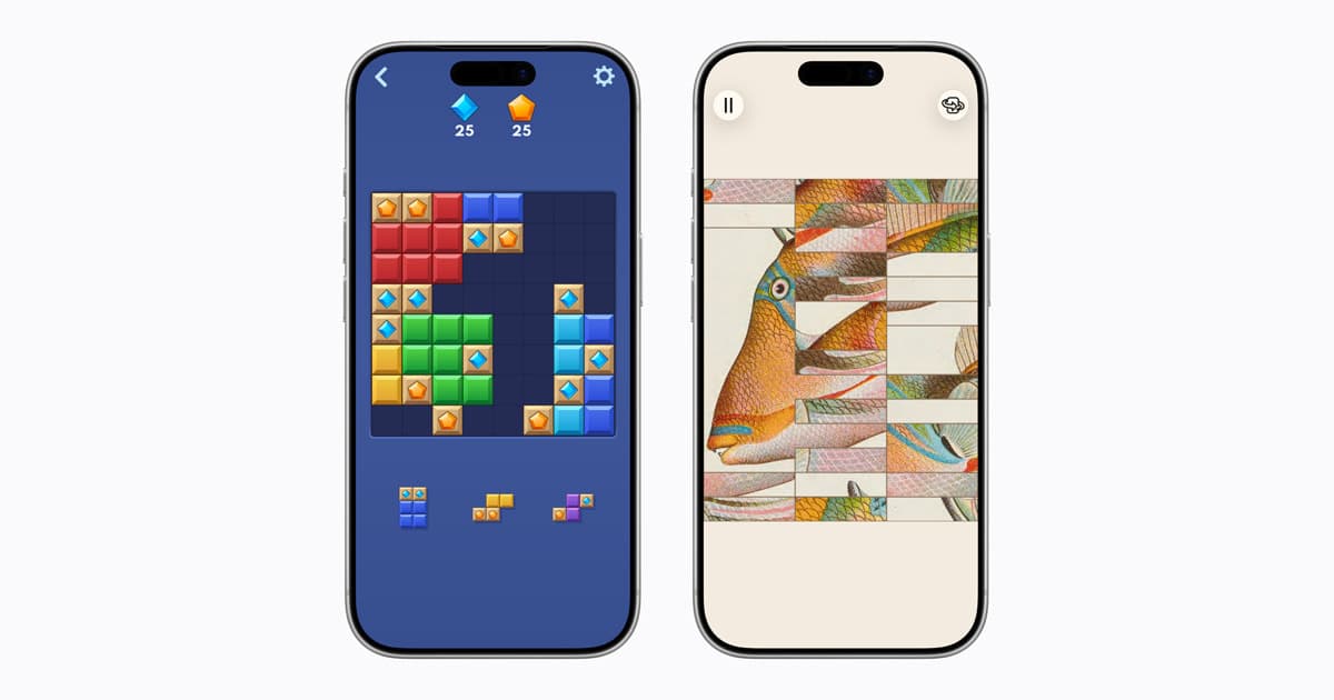 Apple Arcade adds Block Blast+ and Art of Fauna: Cozy Puzzles+