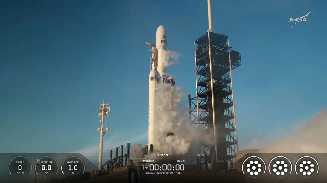 Roman Space Telescope Launch Featured as APOD