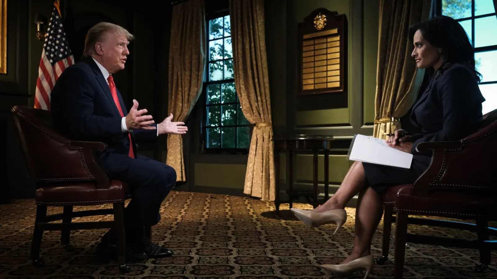 Trump hits NBC over election comment as Treasury bars some reporters from G20
